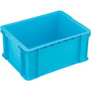 TRUSCO(トラスコ) DA型エコキャップ再生コンテナ 27L ライトブルー DA-28EC-LB