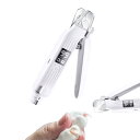 THANKO ライト付き 爪切り 爪やすり 犬用 猫用 電動ヤスリ LEDで爪が見やすい「ペット用電動ヤスリ付き爪切り」 CANASHCWH