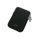 ELECOM HDDケース ネオプレン Lサイズ(内寸:W91・H144・D26) ブラック HDC-NC001BK