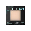MAYBELLINE(メイベリン) フィットミー パウダーファンデーション 130 自然な明るさ(ピンク系) 化粧崩れ カバー力高い 毛穴カバー