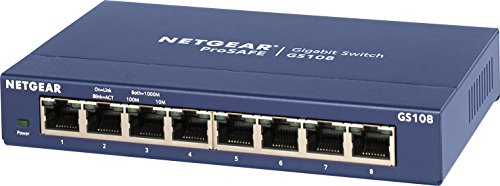 【正規品】 ネットギア NETGEAR スイッチングハブ 8ポート 1G 金属筐体 静音ファンレス リミテッドライフタイムハードウェア保証 アンマネージスイッチ GS108-400JPS