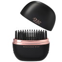 RYM ポータブル コードレス ヘアアイロン 【軽さ137gで持ち運び楽々!手のひらサイズ】 コーム ストレートアイロン ミニ アイロン コテ 充電式 (ブラッ...