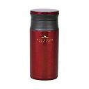 パール金属 水筒 350ml 直飲み 軽量 ステンレス マグボトル コーヒーチェリー カフェマグ バリスタ HB-2607(3)