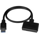 StarTech.com 2.5インチSATA - USB 3.1 アダプタケーブル USB 3.1 Gen 2(10 Gbps) 2.5インチSATA SSD/HDD対応 USB312SAT3CB