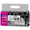 シルコット 99.99% 除菌ウェットティッシュ詰替 40枚×8個(320枚) 12入(3合せ)
