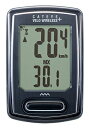 キャットアイ(CAT EYE) サイクルコンピュータ VELO WIRELESS+ CC-VT235W ブラック 160-4302 スピードメーター 自転車