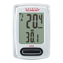 キャットアイ(CAT EYE) サイクルコンピュータ VELO WIRELESS+ CC-VT235W ベロワイヤレスプラス ホワイト 自転車用速度計 雨天時も...