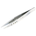 ホーザン(HOZAN) プラチップピンセット 全長125mm 開き幅10mm 先端幅1.2mm 直型 P-640-P