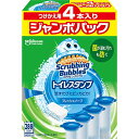 スクラビングバブル トイレ掃除 トイレスタンプ フレッシュソープ 詰め替え 4本(24スタンプ分) ジャンボパック 付け替え用 トイレ洗剤 トイレ 掃除 洗浄剤 黒ずみ 消臭 汚れ防止 まとめ買い