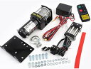 【6ヶ月保証付】【三方良し】電動ウインチ 12V 3000LBS(1361kg)ワイヤーロープ 無線/有線リモコン付き 電動 ウインチ 防水仕様[DC12V 車...