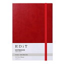 マークス 方眼ノート A5正寸 EDiT エディット オリエンタルレッド EDI-NB05-RE
