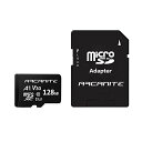 【 】アルカナイト(ARCANITE) 128GB microSDXCカード UHS-I U3, A1, V30, 4K, C10, SDアダプター付 - AKV30A1128(2)