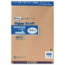 (まとめ) ピース 発送用封筒スーパークラフト テープ付 角2 100g/m2 731-00 1パック(100枚) 【×4セット】 ds-1572939