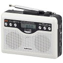 オーム電機 AudioComm デジタル録音ラジオカセット CAS-381Z 07-9886 OHM