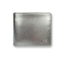 【全3色】 Lee リー リアルレザー メダルカラーデザイン 二つ折り財布(0520233n) (SILVER)