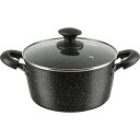 和平フレイズ 耐摩耗性アップ! マーブルコート 両手鍋 22cm くっつきにくい IH・ガス対応 ダブルマーブルα RB-2123