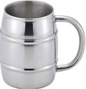 カクセー 真空二重 樽缶ジョッキ350ml用 シルバー