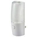 OHM LEDナイトライト スイッチ式 白色LED NIT-ALA6PCL-WN 06-0633