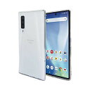 arrows NX9 F-52A スマホケース クリア カバー 耐衝撃 薄型 耐熱性 シンプル 高光沢 軽量 ソフト ラバーケース ストラップホール付 【Provare】 (arrows NX9)