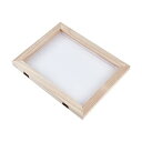 SUPERFINDINGS 木型製紙フレームスクリーン 紙すき木枠 DIY製紙用モールド 擬木 工芸品 プラスチック ドライフラワー ペーパーアートクラフトツー...