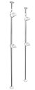 HEIAN SHINDO 突っ張りベランダ物干し竿受け ステンレス 2段 取付高さ 210~280cm 耐荷重22kg MC-80 平安伸銅工業
