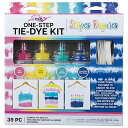 チューリップ ワンステップ タイダイキット 4色 ストライプダイ DIY アクティビティ & ギフトアイデア マルチカラー