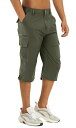 ショートパンツ メンズ ストレッチ アウトドアウェア 登山 ミディアムパンツ ハイキング ワークパンツ 速乾 ランニングウェア 大きいサイズ 撥水 速乾 短パン...