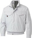 サンエス(SUN-S) 空調風神服 ファンネット付き長袖ブルゾン KU91400V シルバー LL 【服のみ】