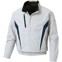 サンエス(SUN-S) 空調風神服 チタン加工長袖ブルゾン KF101 シルバーグレー M 【服のみ】