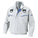サンエス(SUN-S) 空調風神服 フルハーネス用長袖ブルゾン KU90470G シルバー LL 【服のみ】