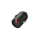 エレコム(ELECOM) カーチャージャー シガーソケット 20W ( USB PD対応 ) Type-C×1 ブラック MPA-CCPD05BK