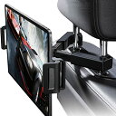 MAXWIN(マックスウィン) タブレット スマホ ホルダー ヘッドレスト固定 伸縮アーム 後部座席 4.7〜12.9インチ対応 360度回転 角度調整 車載 ...