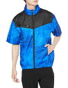 サンエス(SUN-S) 空調風神服 半袖ブルゾン KU92160 グラフィックブルー LL 【服のみ】