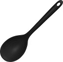 ワールドクリエイト(WORLD CREATE) クッキングスプーン ブラック ViV 抗菌 シリコーンキッチンシリーズ 60055 26.5cm