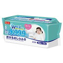 レック(LEC) 純水ベビーケア 99.9% トイレに流せる おしりふき 60枚×3個 (180枚) コラーゲン モモ葉エキス W保湿成分配合 弱酸性 日本製(4)