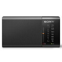 ソニー ハンディーポータブルラジオ ICF-P37 : FM/AM/ワイドFM対応 横置き型/ロングバッテリー/電気的チューニング ブラック ICF-P37 B...
