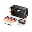 LiTime 12V1000W 純正弦波 インバーター 正弦波2000W(瞬間出力) DC12V AC100V変換 ACコンセント3つ USB-A出力ポート1つ...
