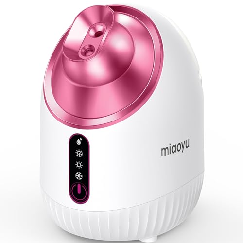フェイススチーマー miaoyu 美顔器 フェイスケア 毛穴ケア 濃密ナノミスト 温冷 スチーマー 美容 保湿 水道水OK たっぷりタンク 美容家電 ピンク フェイススチーマー miaoyu 美顔器 フェイスケア 毛穴ケア 濃密ナノミスト 温冷 スチーマー 美容 保湿 水道水OK たっぷりタンク 美容家電 ピンク