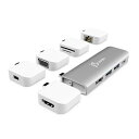 j5create USB-C マルチディスプレイ モジュラーハブ | HDMI×2 Mini DisplayPort VGA PD 100W RJ-45イーサネット USB-A x 2 USB Type-C×1 SDカードリーダー MacBook Pro/Air、iPad Pro 2024-2018用 (JCD389)(2)