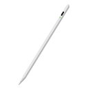 エレコム タッチぺン スタイラスペン 【iPad/iPhone/Android スマホ・タブレット各種対応】 iPad ペンシル 急速充電 30分でフル充電 マグネット吸着可能 タイプc充電 (汎用タッチペン) ホワイト P-TP