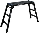 アルインコ(ALINCO) アルミ足場台3段 ブラック PXGV910BK 幅45.3×奥行139.1×高さ80cm