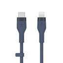Belkin USB-C to ライトニング シリコン ケーブル iPhone 14 / 13 / 12 / SE / 11 / XR 対応 急速充電 高耐久 ...