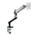 グリーンハウス モニターアーム 17-32インチ対応 耐荷重2-9kg メカニカル式 3年保証 GH-AMDH1-SV シルバー