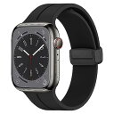 TALENANA for Apple Watch バンド マグネット シリコン49mm/46mm/45mm/44mm/42mm/41mm/40mm アップルウォッチ ベルト SeriesUltra2/Ultra/10/9/8/7/6/SE/SE2/5/4 防水 蒸れない 通気性 汗に強い 洗える 軽量 レディース メ