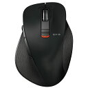 エレコム ワイヤレスマウス Bluetooth EX-G 握りの極み 5ボタン マルチペアリング Lサイズ ブラック M-XGL15BBBK