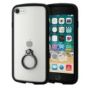 エレコム iPhone SE (第2世代/第3世代) / 8 / 7 用 ケース 耐衝撃 背面クリア TOUGH SLIM LITE ブラック PM-A22STSLFCRBK