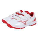 MIZUNO LIGHTREVO TR CR ホワイト/レッド 24.0CM