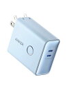 Anker 521 Power Bank (PowerCore Fusion, 45W) (5000mAh 20W出力モバイルバッテリー搭載 45W出力USB充電器)【コンセント 一体型 / PSE認証済 / PowerIQ 3.0 (Gen2) 搭載 / USB PD対応 / 折りたたみ式プラグ】iPhone 14 MacBook