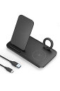 Anker PowerWave+ 3-in-1 Stand with Watch Holder ワイヤレス充電器 Apple Watchホルダー付 Audiov...