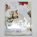 明和グラビア 防水 クリスマス テーブルクロス 120cm×170cm Rホリデーギフト レッド